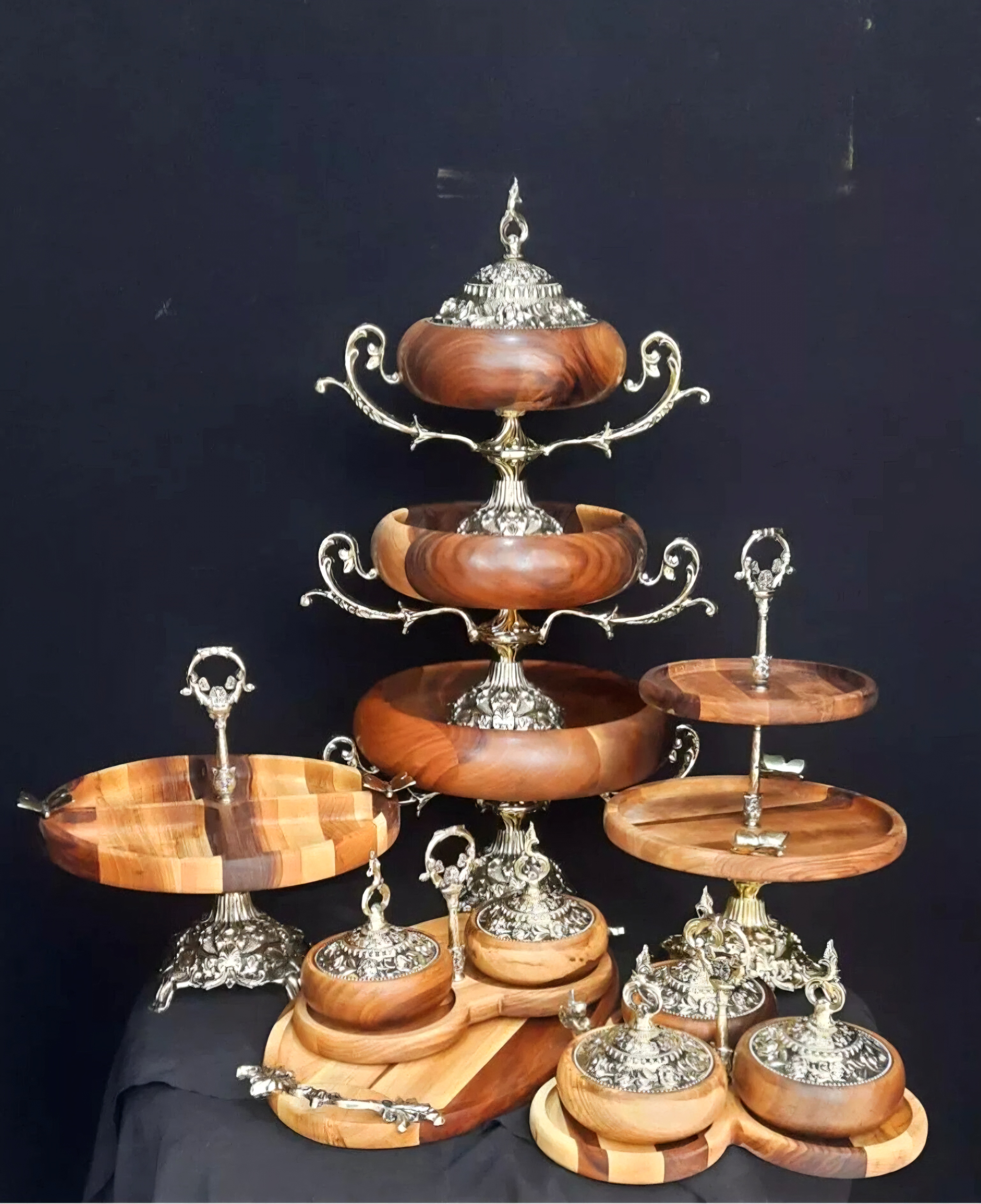سرویس پذیرایی چوبی